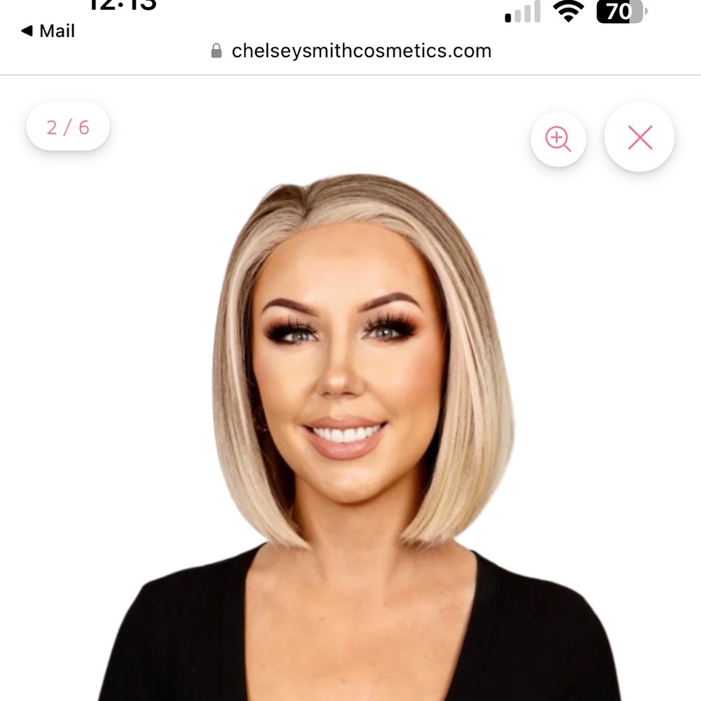 Chelsey Smith Cosmetics Wig - Bobbi Blonde Money Piece